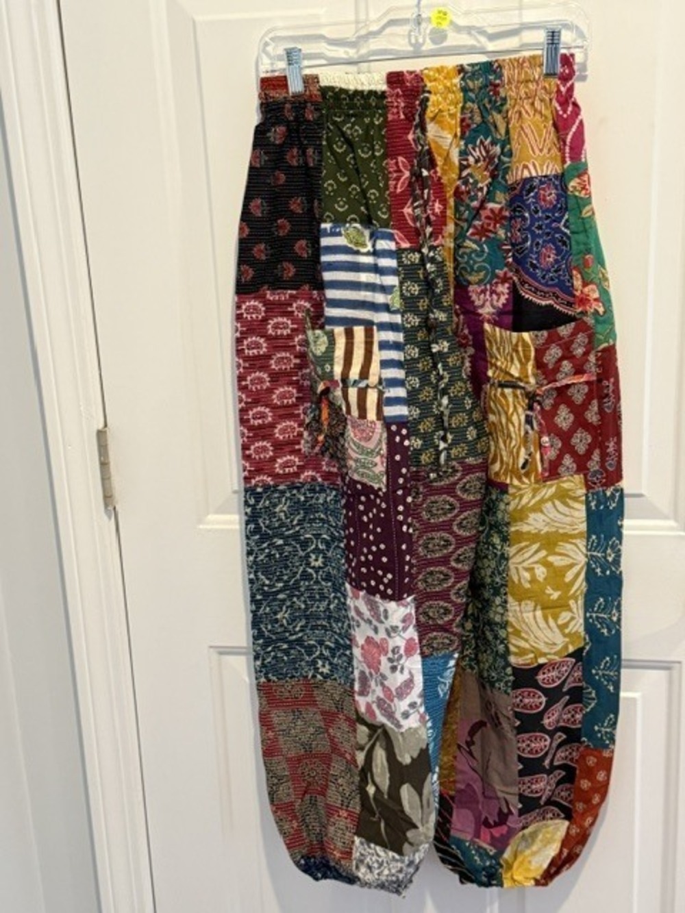 P4 B | Pol Patchwork Jogger Pants | Multi | One Size S-L